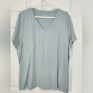 Lot of 2 NWT Calvin Klein Women's V-Neck Top, Sixe 2X